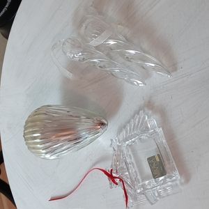 Bundle of Crystal Christmas Ornaments